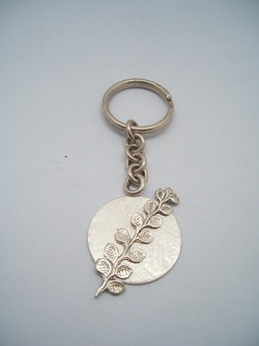 Porte-clés Ancien En Argent Massif 925 - Poinçonné, à Nettoyer Et Polir (antique)