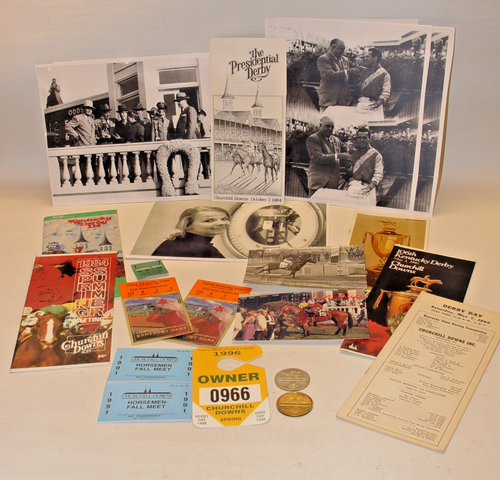 KENTUCKY DERBY HORSE RACING PAPER ITEMS LOT, SEE DESCRIPTION | eBay
