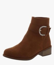 Steve Madden Kid's Girl Buckled Boots Cognac