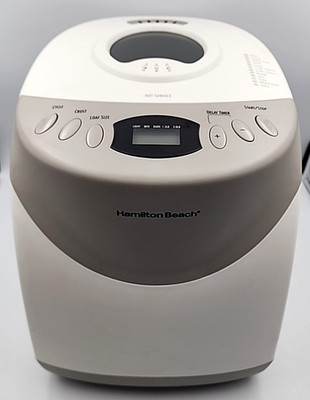 Hamilton Beach Bread Machine HomeBaker 29881 White Tested Complete