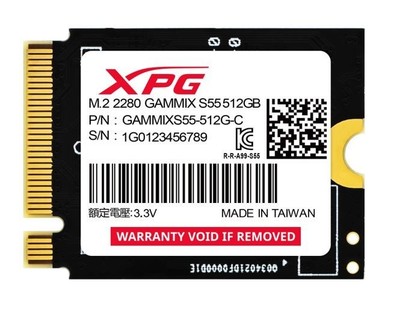 4711085942340 XPG GAMMIX S55 SSD 512GB PCIe 4x4 5/3.8MB/s M2230 ADATA