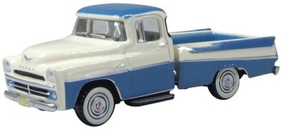 Dodge D100 Sweptside Pick Up 1957 Blue White 1:87 Oxford Diecast 87DP57005