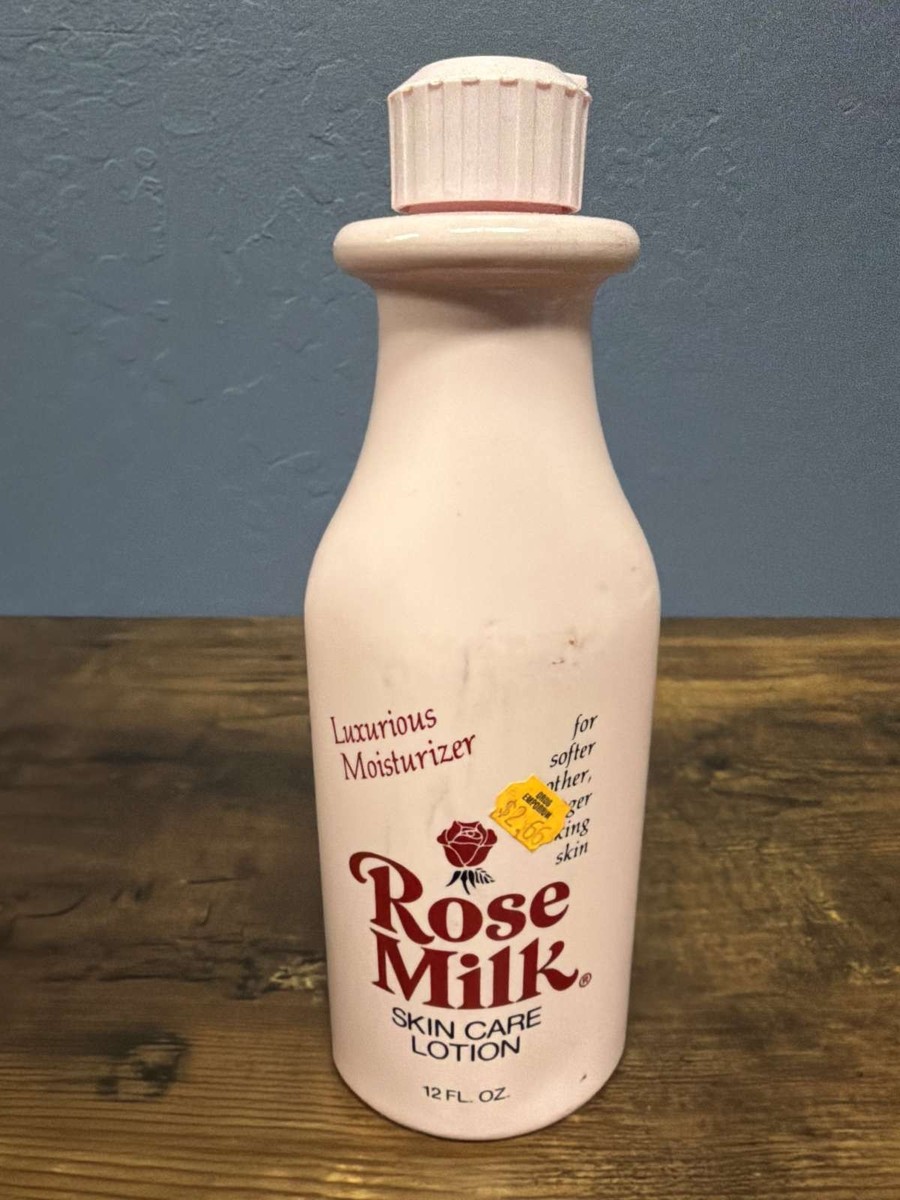 Rose Milk Skin Care Lotion 12 fl oz Vintage Beecham Products