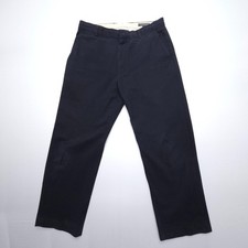 Banana Republic Dress Chino Pants Mens 33x30 Black 100% Cotton Twill Y2K Preppy