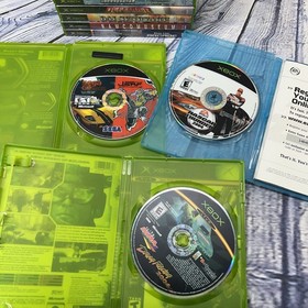 Xbox Video Games Lot Of 60 - Untested / 1 Xbox Brand Cd Holder Some Cases.