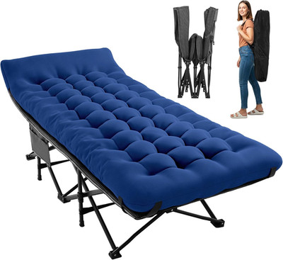 JEAREY Camping Cot for Sleeping 28'' Extra Wide, Heavy-Duty 1200D Oxford Foliding