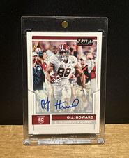 Panini 2017 Score O.J. Howard Rookie Autograph #341 Alabama Crimson Tide