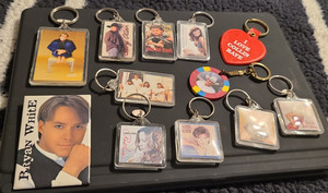 10 Vintage 90s Country Keychain Lot -Billy Ray, Alabama, Martina McBride, etc