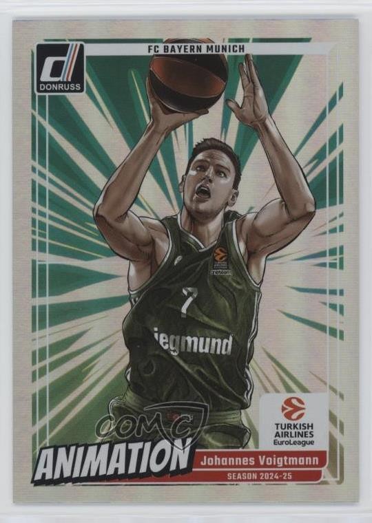 2024-25 Panini Donruss EuroLeague Animation Johannes Voigtmann #12 14mf
