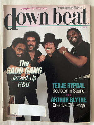 DOWN BEAT MAGAZINE-October 1987-The Gadd Gang-Terje Rypdal-Arthur Blythe