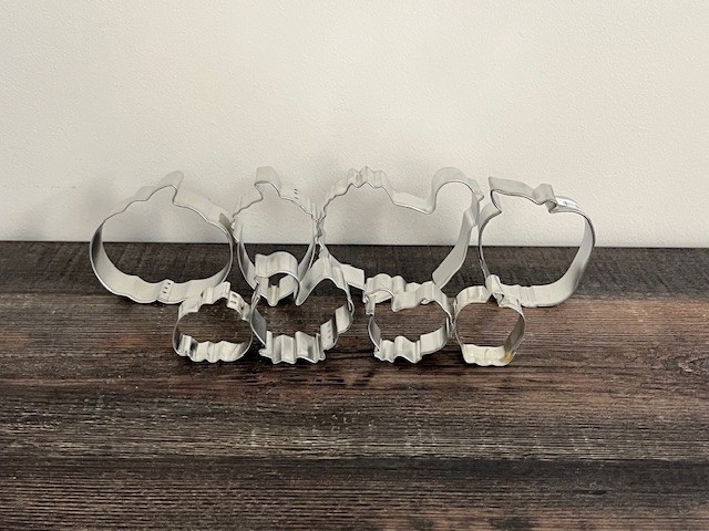 R&M International 8 Cookie Cutters Fall Halloween Thanksgiving Pumpkin Turkey ++