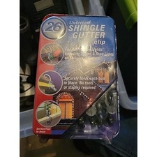 Shingle Gutter Clips For All Holiday Lights Universal No Tools Needed 26 Pieces