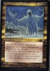 Kjeldoran Frostbeast - Ice Age (1995) MTG Uncommon