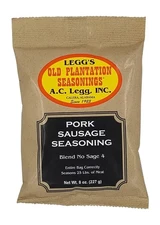 A.C. Legg Old Plantation Seasonings - Blend NS4 - Pork Sausage Seasoning... 
