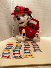 VTech Paw Patrol Treat Time Marshall Feed Him Alphabet Bones Complete Set
