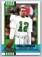1990 Topps #93b Randall Cunningham