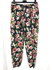 Mavi Damen Hose Floral Print Hose NA Schwarz/Blumen Print S 