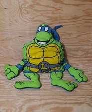 Vtg 1990 Teenage Mutant Ninja Turtles Leonardo TMNT Stuffed Pillow Pal Plush Toy