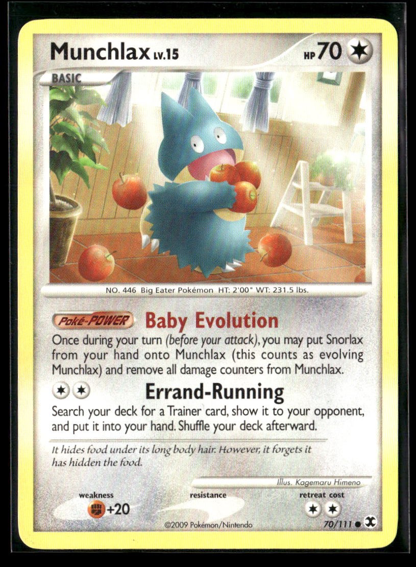 Munchlax (70) 70/111 Rising Rivals LP POK-016-070 | eBay