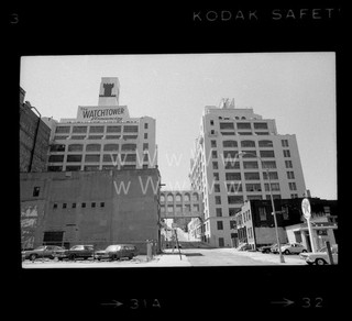 '77 Cadman Plz Jehovah's Witness Watchtower Brooklyn NYC Old 35mm Photo Negative