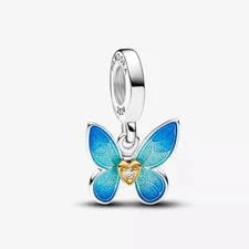 Authentic Pandora S925 Ale Club 2024 Butterfly Dangle Charm 763082C01