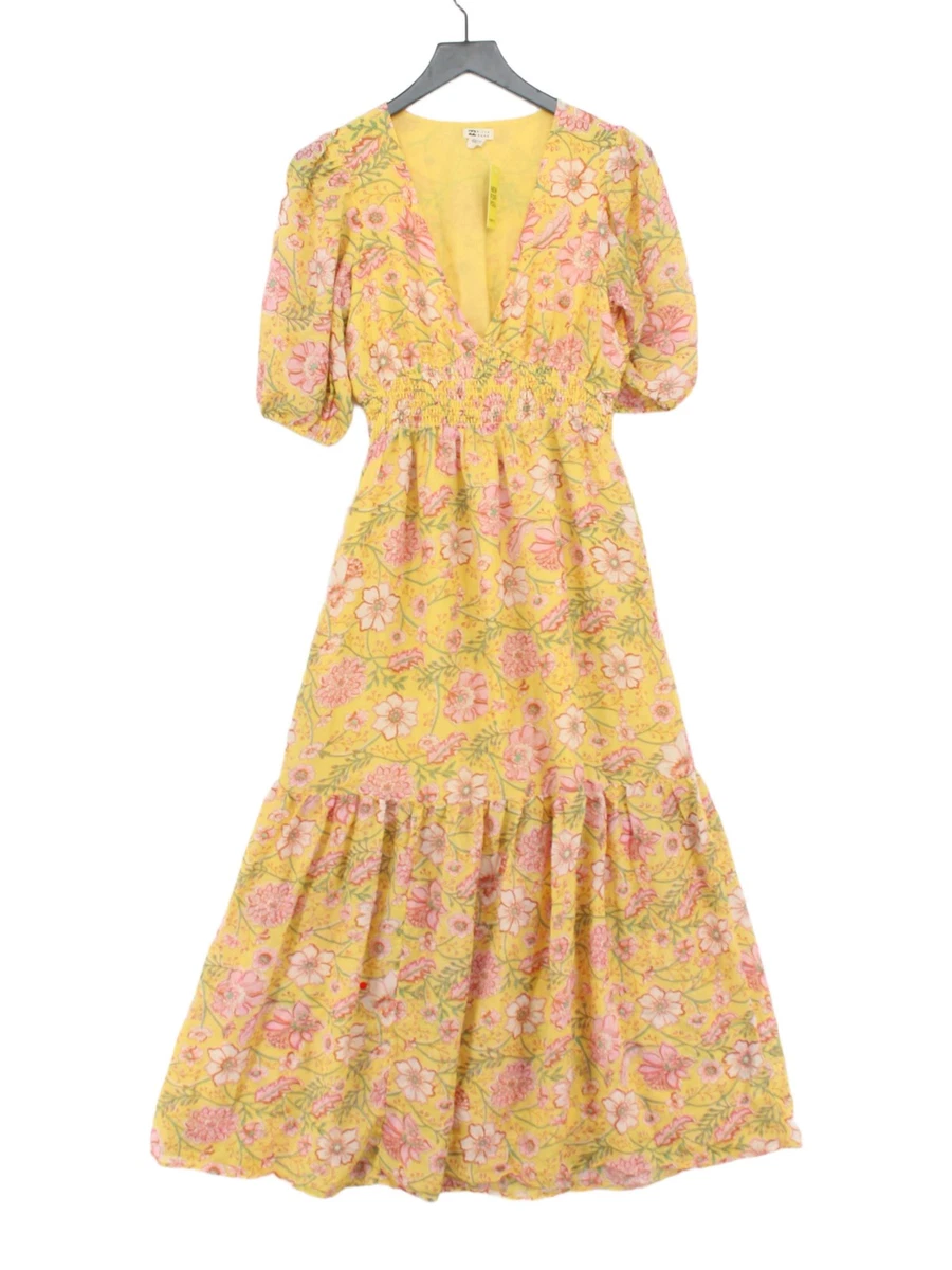 knee length dresses for ladies Billabong Women's Warmer Days One Shoulder Maxi Dress  Cleanline Surf