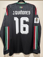 Julian Quiñones #16 Mens XL Mexico Third FAN Jersey Long Sleeve V Korea Rep