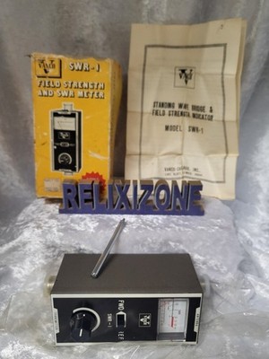 Vintage Vanco SWR-1 Field Strength & SWR Meter NOS w/ Box & Manual - Plz Read