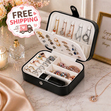 Jewelry Box, Travel Jewelry Organizer Cases with Double Layer