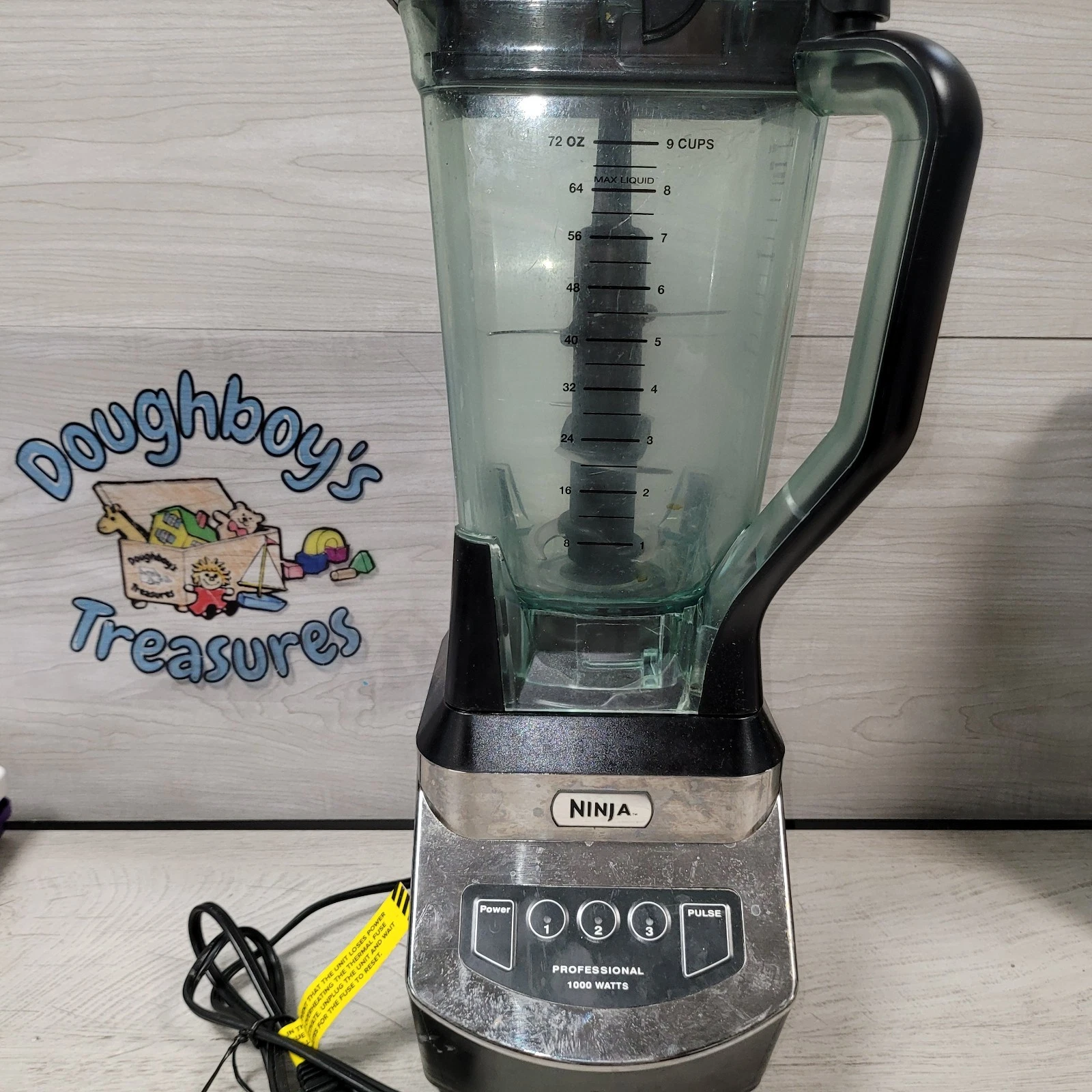 Ninja Blender Professional NJ600 9 Cup 72oz Pitcher Blade Motor Base Tested
Opens in a new window or