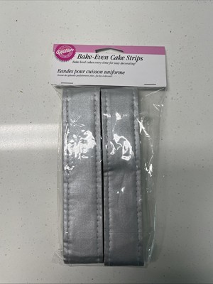 Wilton Bake-Even Cake Strips 2-Pack for Pans  #414-260 8-9 