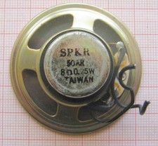 Mini-Universal-Lautsprecher 8 Ohm, 0,25 Watt, Durchmesser ca.5 cm, gebraucht
