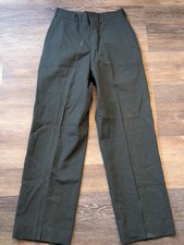 Vtg 60s US Army Dress Trousers Men 28X30 Wool Serge AG-44 Class I Military Pant