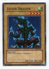 Yu-Gi-Oh! Lesser Dragon englisch Common LOB-E091 Geringerer Drache