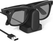 Charging Dock Compatible with Ray-Ban Meta Smart Glasses Wayfarer/Skyler/Headlin