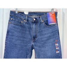 Levi's 511 Slim Fit All Seasons Tech Stretch Jeans Mens 34x34 Dark Wash NWT