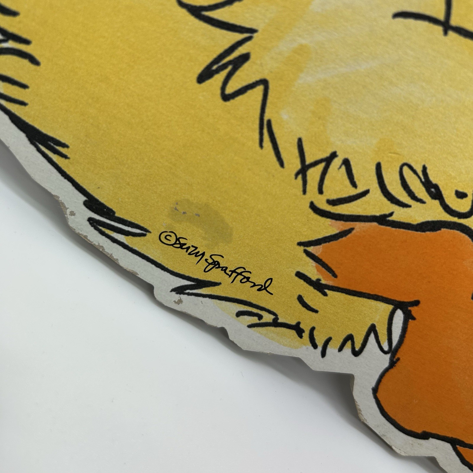 Vtg Little Suzy's Zoo Nursery Wall Decor Art 1999 -5 piece Set Baby Animals USA