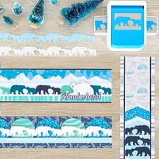 Creative Memories Polar Bears  Border Punch