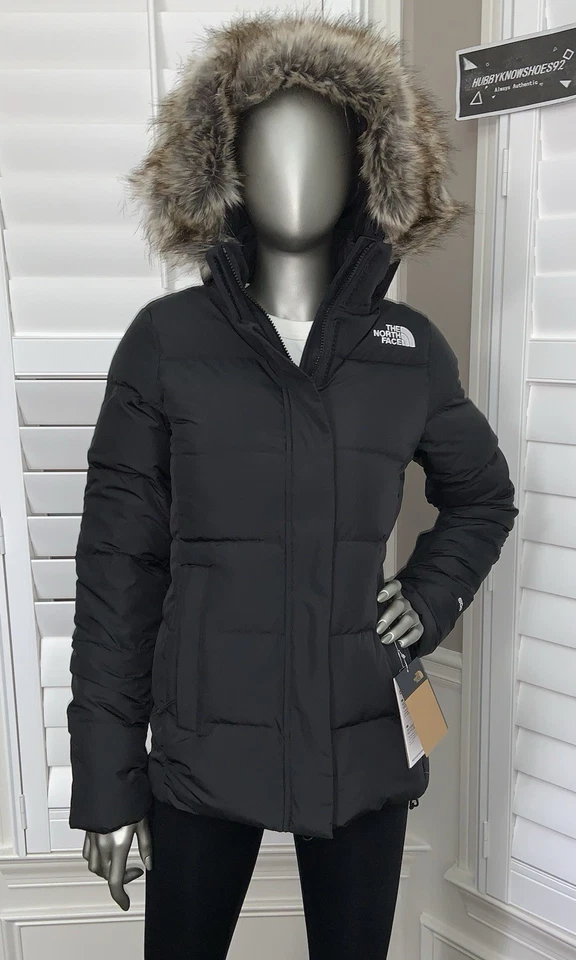 The North Face Women's Gotham Jacket Hooded 600-Down Winter Jacket - Black NWT - Image 3 of 4