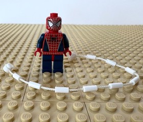 LEGO, Spider-Man 2: Dark Blue Spider-Man 3, spd028, 4855, TRAIN RESCUE, 2004