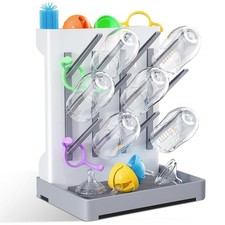 Baby Bottle Drying Rack: Vertical Space Saving Large Bottles Holder - Standin...