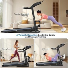🔥New Incline Treadmill 3.5HP Heavy Duty Running&Walking Treadmill for Home&Gym 3