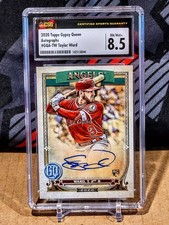 Taylor Ward Angels/Orioles - Topps Gypsy Queen RC Rookie Auto #GOA-TW - CSG 8.5