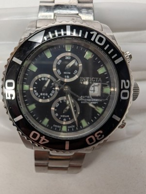 INVICTA 7750 Automatic Watch Chronograph Working