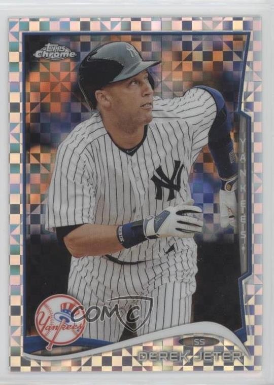 2014 Topps Chrome X-Fractor Derek Jeter #56 HOF is2