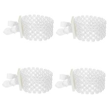 4 Pcs DIY Wrist Accessories Bridal Elastic Corsage Wristlet Band