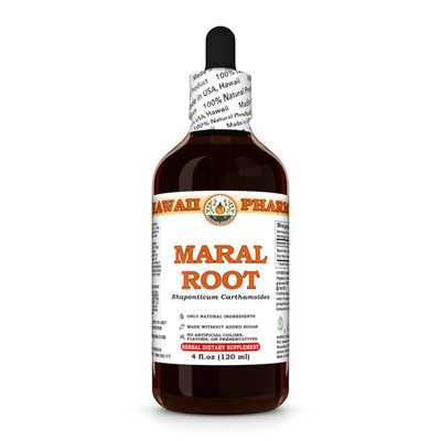 Maral Root (Rhaponticum Carthamoides) Dried Root Liquid Herbal Extract