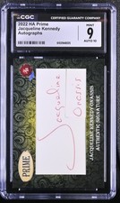 2022 Historical Autographs HA Prime Jacqueline Kennedy Signed /3 CGC 9 Auto 10