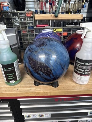 *USED -Bowling Ball -15lb DV8 ''HELL RAISER TERROR'' - PLUGGED AND RESURFACED