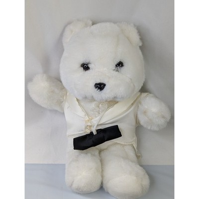 Commonwealth Wedding Bears Groom 12 Inch White Stuffed Animal Toy